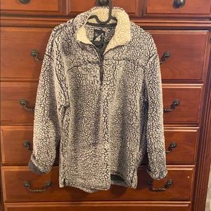 Sherpa pullover worn but lots of life left!